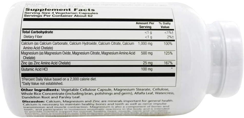 300 Tablets of Vitacost Brand Calcium, Magnesium & Zinc Supplement