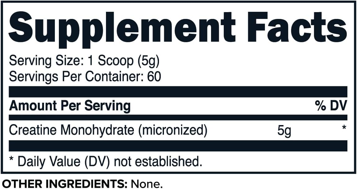 300g Primaforce Micronized Creatine Monohydrate Powder - Gluten Free, Non-GMO Formula