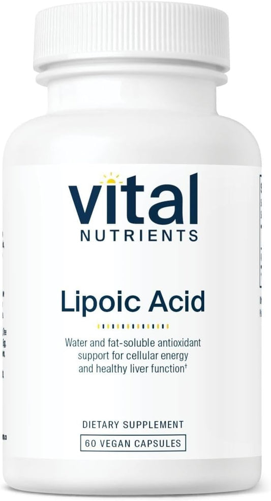 300mg Alpha-Lipoic Acid Supplement for Healthy Metabolism and Energy | Non-GMO, Gluten, Dairy, Soy Free | 60 Capsules