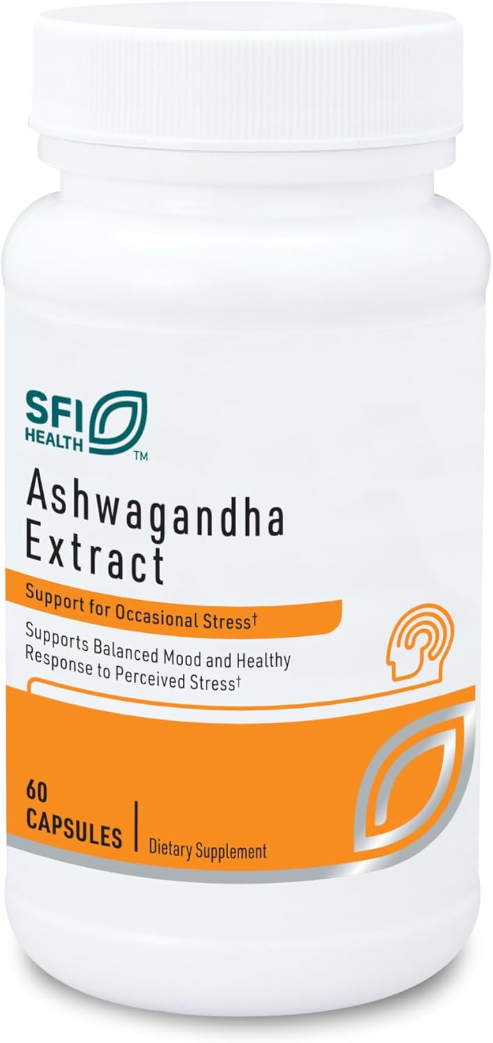 300mg Ashwagandha Extract Capsules - Memory & Cognitive Support - Hypoallergenic Stress Response Supplement