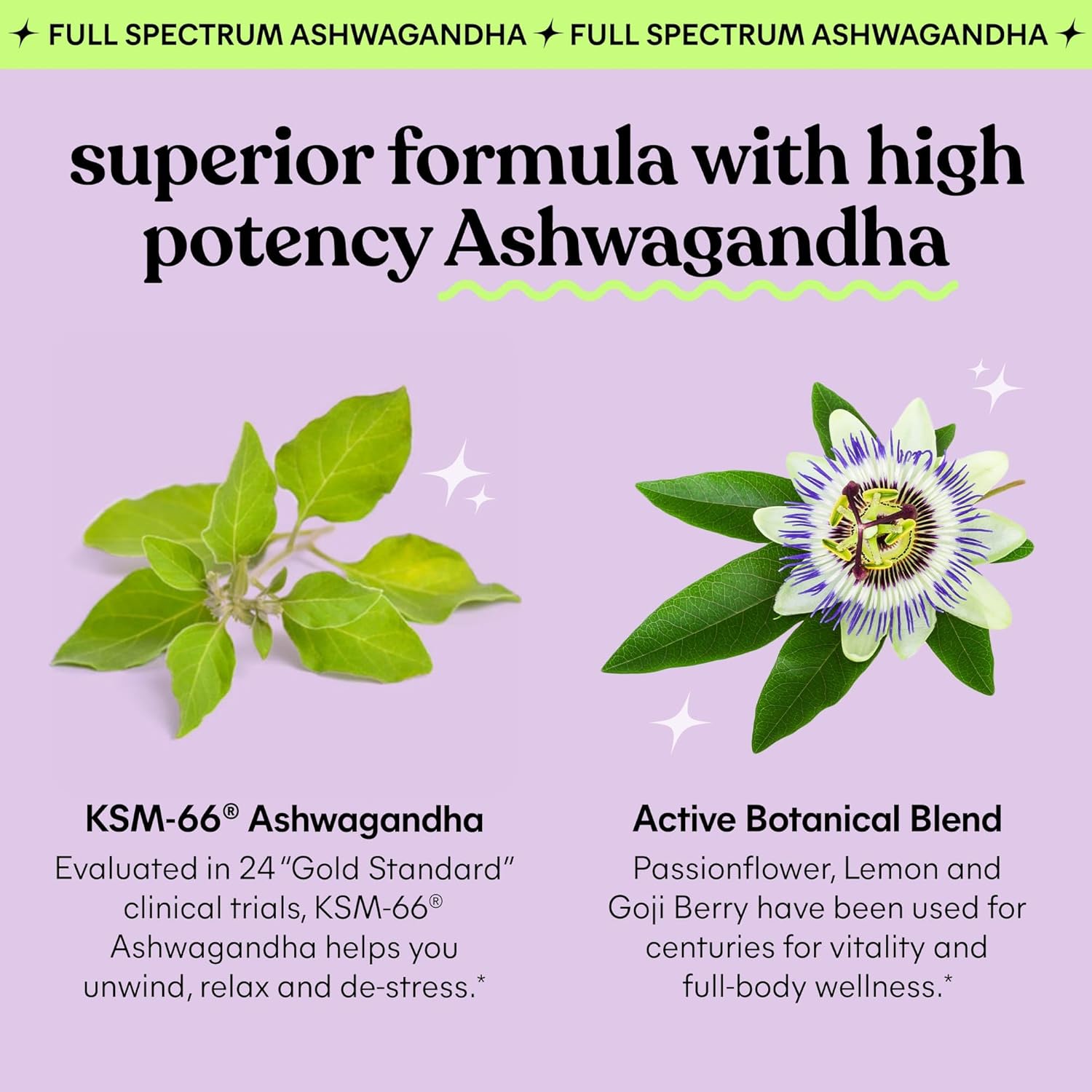 300mg KSM-66 Ashwagandha Stress Relief Gummies for Relaxation & Sleep - Vegan, Gluten-Free, Non-GMO (60 Count) - BoostGo Australia