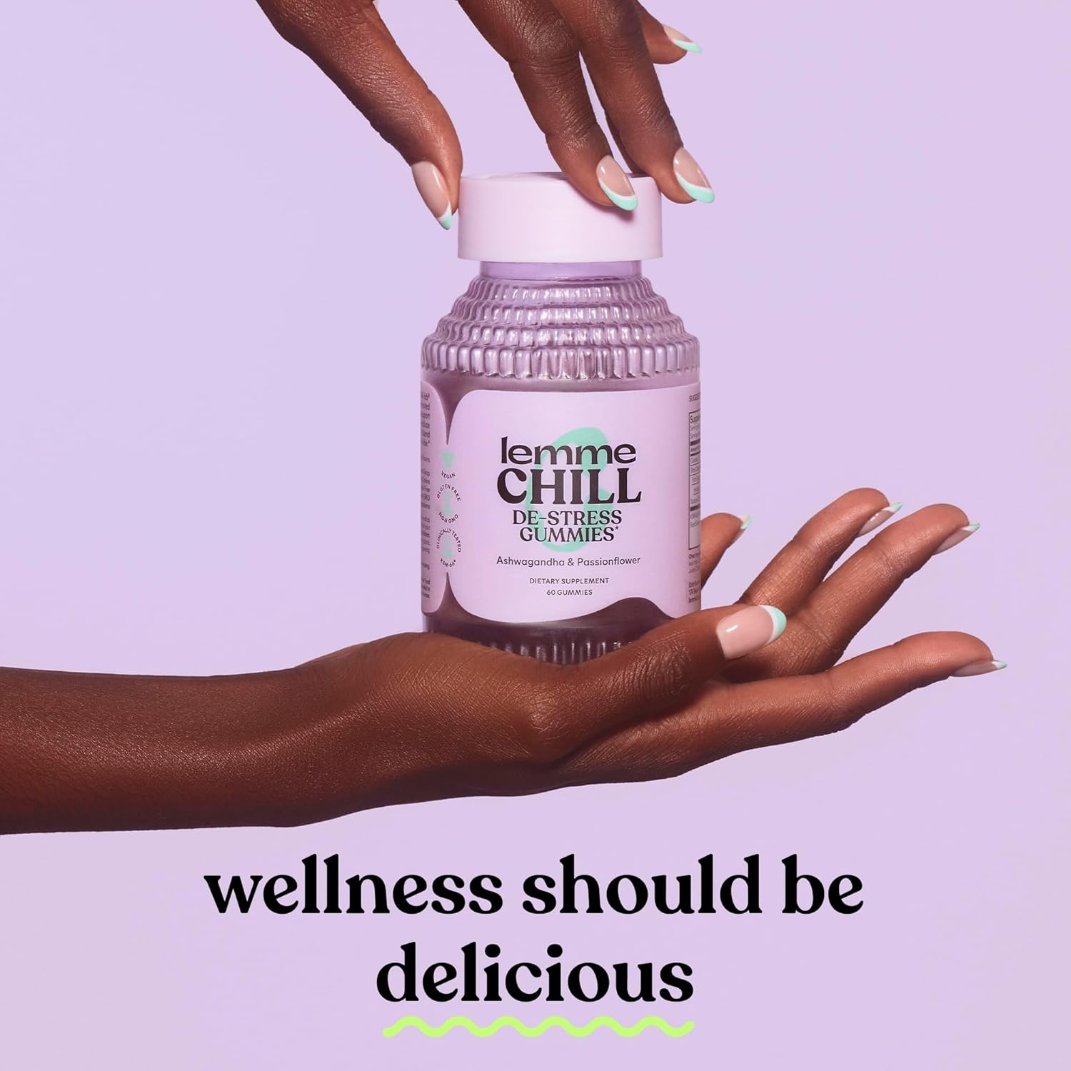 300mg KSM-66 Ashwagandha Stress Relief Gummies for Relaxation & Sleep - Vegan, Gluten-Free, Non-GMO (60 Count) - BoostGo Australia