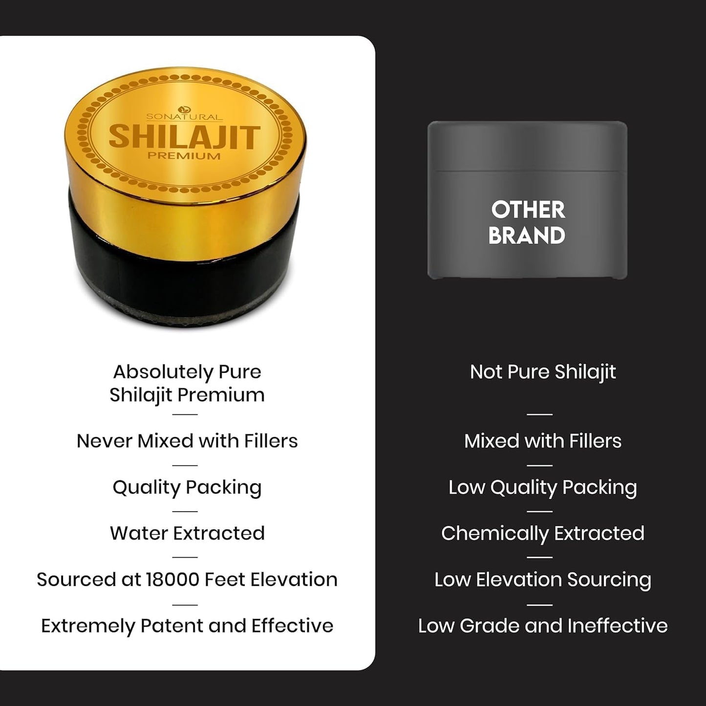 30g Pure Himalayan Organic Shilajit Resin with Fulvic Acid - Energy & Immune Support