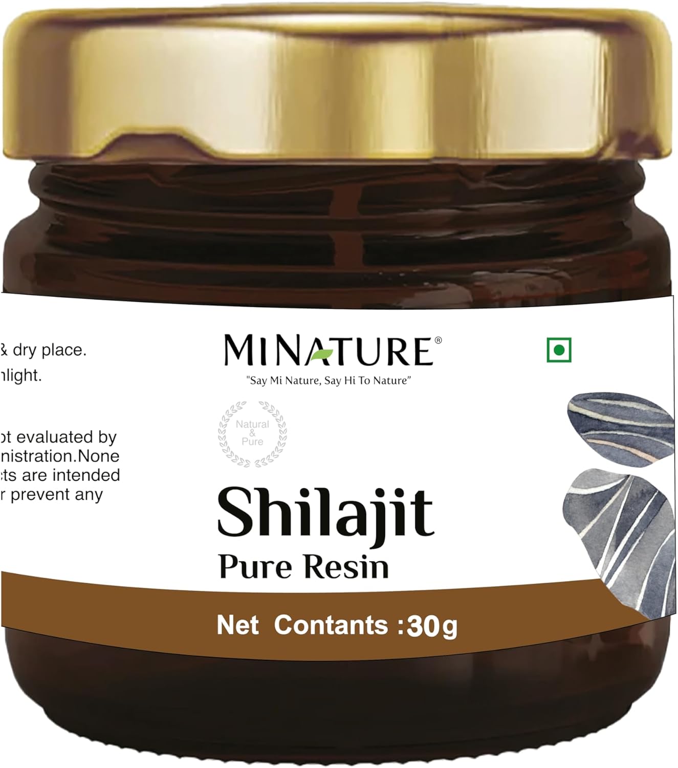 30g Pure Shilajit Resin with Over 80 Minerals and Amino Acids - Naturally Sourced Fulvic Acid Supplement