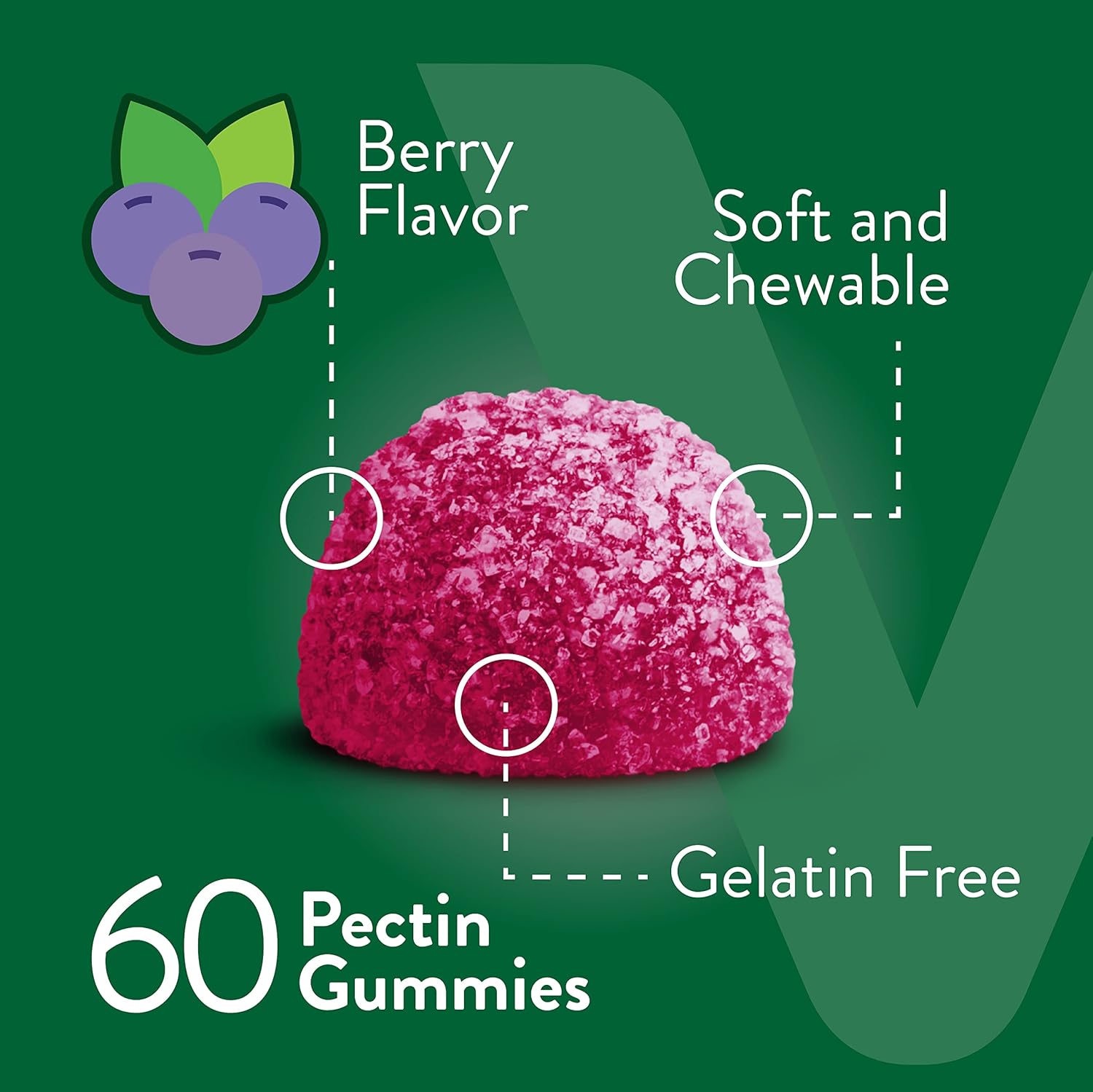 30mg Viteey Zinc Gummies for Adults & Teens - Immune & Antioxidant Support - Vegan Berry Flavored Supplement
