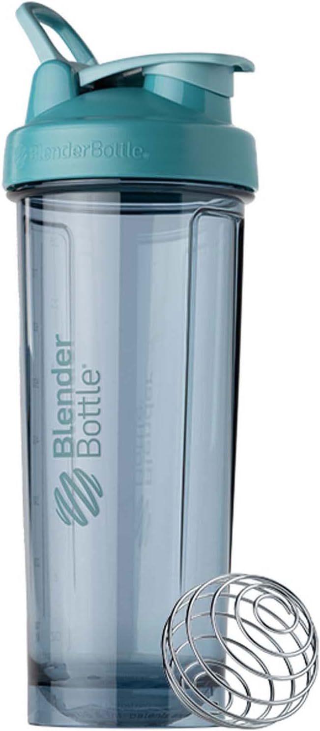 32-Ounce Cerulean Blue BlenderBottle Shaker Bottle Pro Series - Ideal for Protein Shakes and Pre Workout