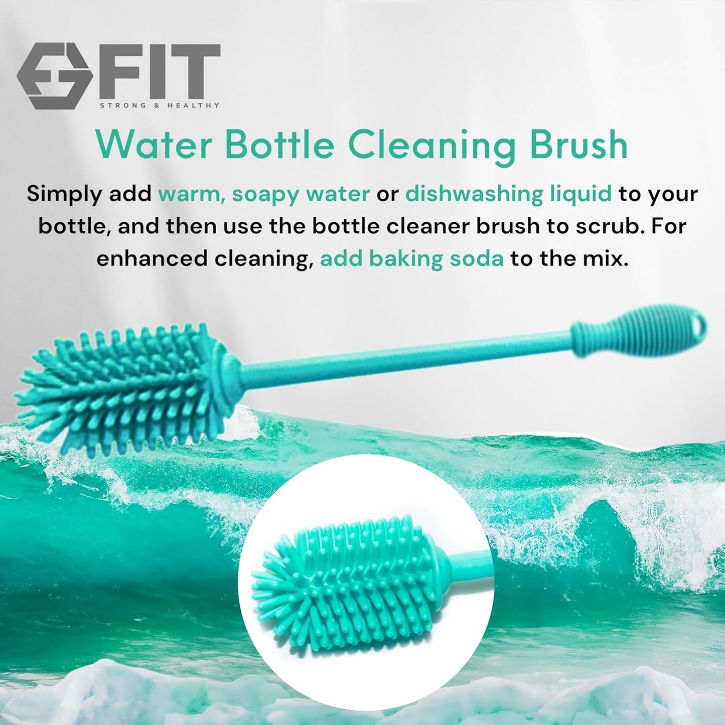 32 oz Glass Water Bottle with Straw Lid, Time Marker, Sleeve, & Brush - Motivational Wide Mouth BPA-Free Glass Bottle