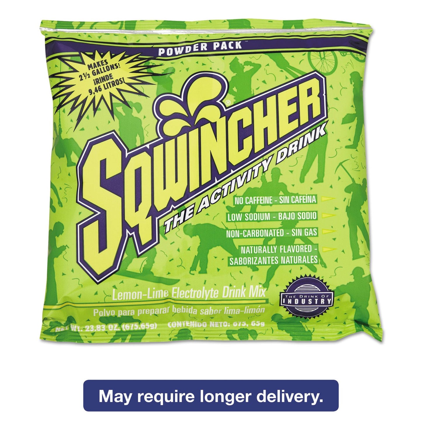 32 Pack Sqwincher Lemon Lime Powder Packets - 23.83 oz Packet Size