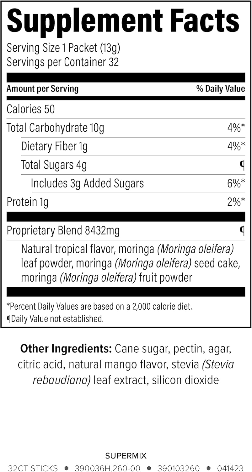 32 Sachets of Eaasok Zija SuperMix Moringa Oleifera Detox Dietary Supplement - 1.4 lbs