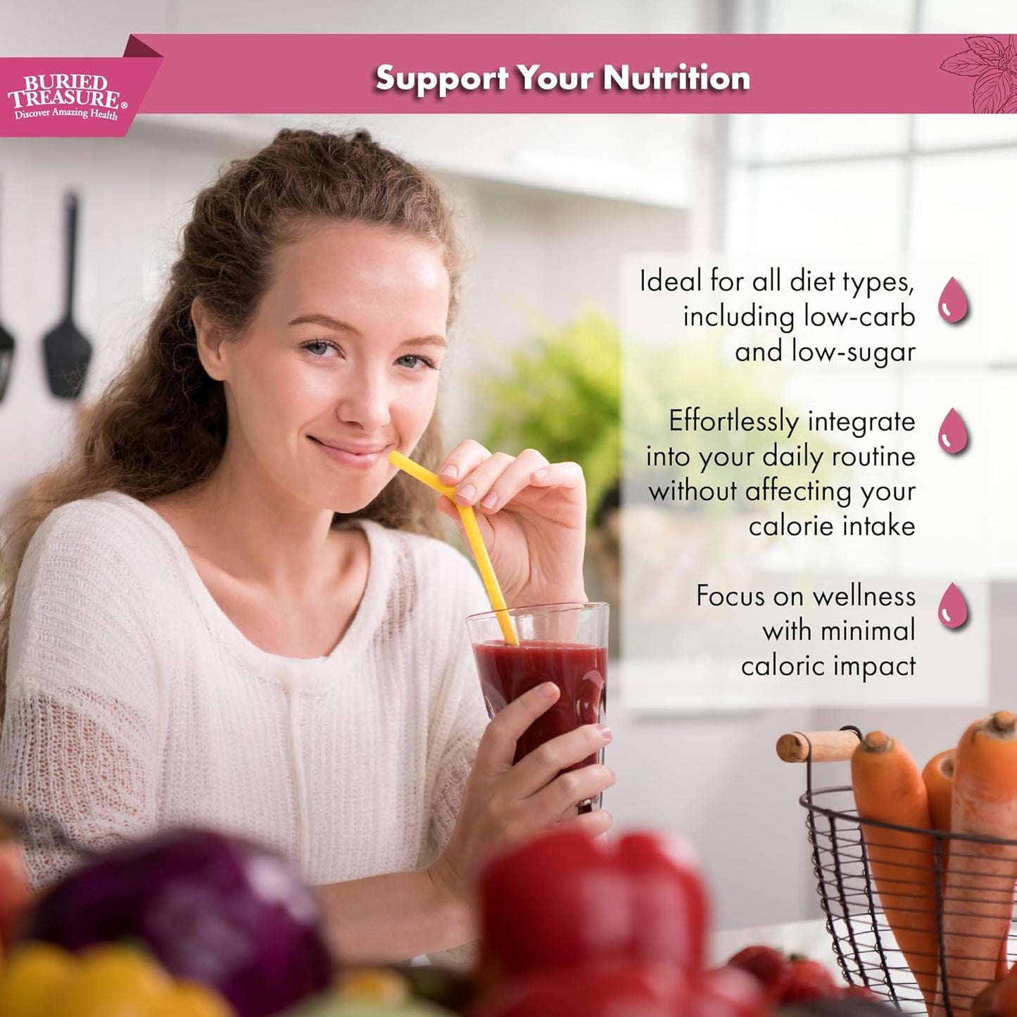 32oz Buried Treasure Fulvic Mineral Complex in Natural Raspberry Flavor - 70+ Plant Derived Minerals, Non-GMO, Electrolyte Replacement, Vegetarian-Friendly