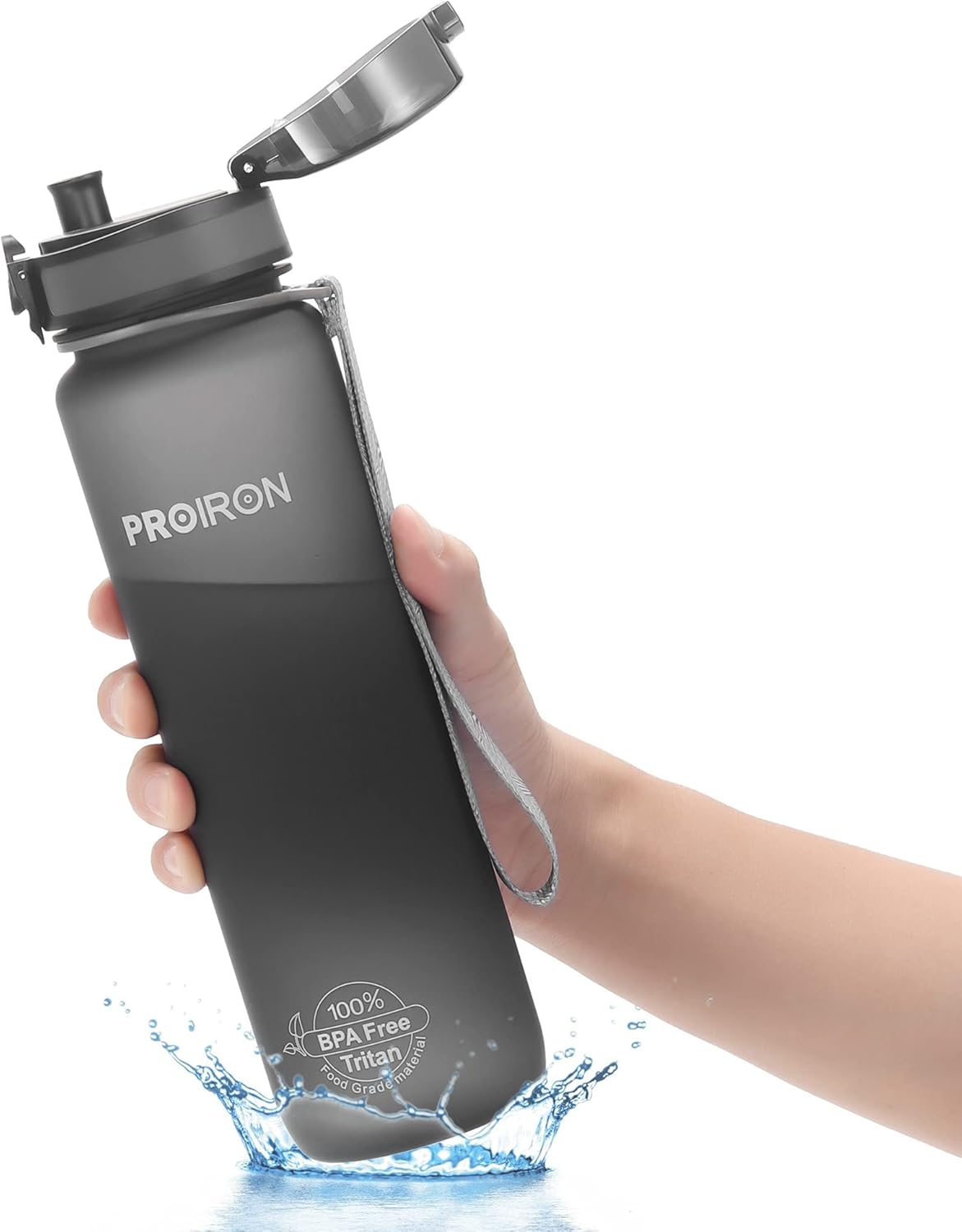 32oz Leak-Proof BPA-Free Water Bottle with Protein Shaker and Flip Top Lid for Fitness and Gym - PROIRON USA Tritan Material Bottle