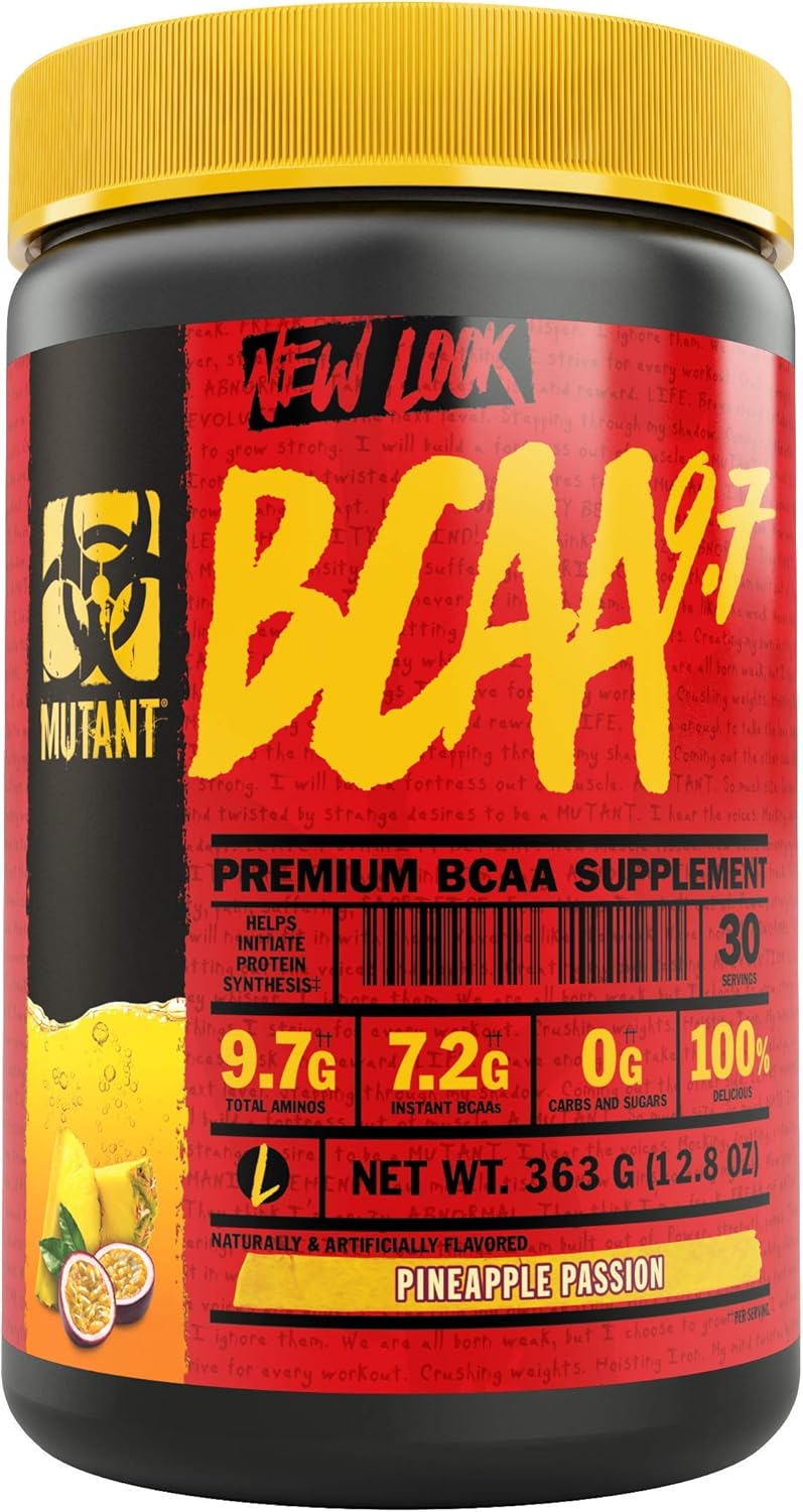 348g Mutant BCAA 9.7 Powder Pineapple Passion Flavor for Amino Energy Support