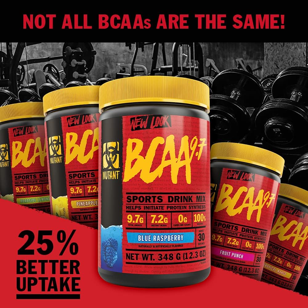 348g Mutant BCAA 9.7 Powder Pineapple Passion Flavor for Amino Energy Support