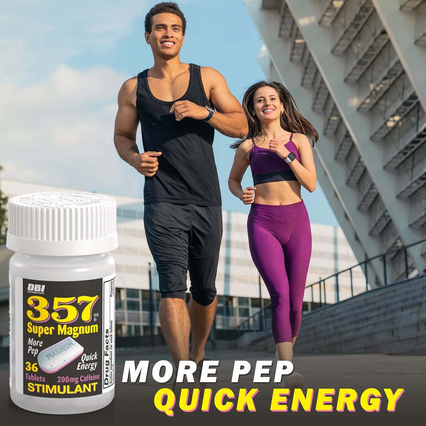 357 HR MAGNUM Super Magnum Stimulant - 3 Pack with 200mg Caffeine