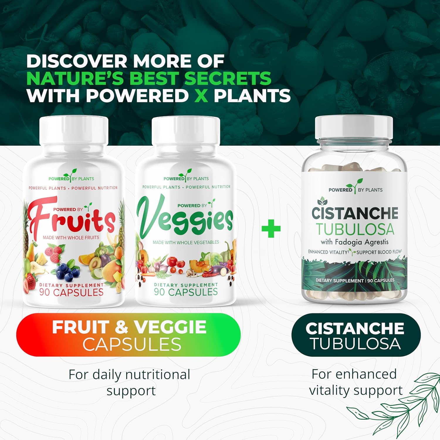 360 Capsules Daily Fruits and Veggies Supplement - Non GMO & Gluten Free Superfood with Natural Vitamins - 60 Days Supply - Plant-Powered Formula - BoostGo Australia