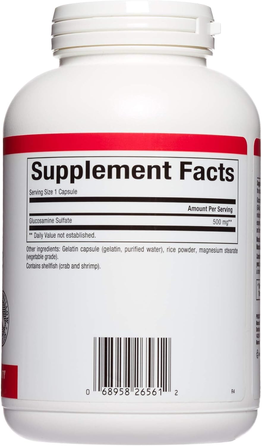 360 Capsules of Natural Factors Glucosamine Sulfate for Healthy Joints, Mobility, Cartilage & Connective Tissue