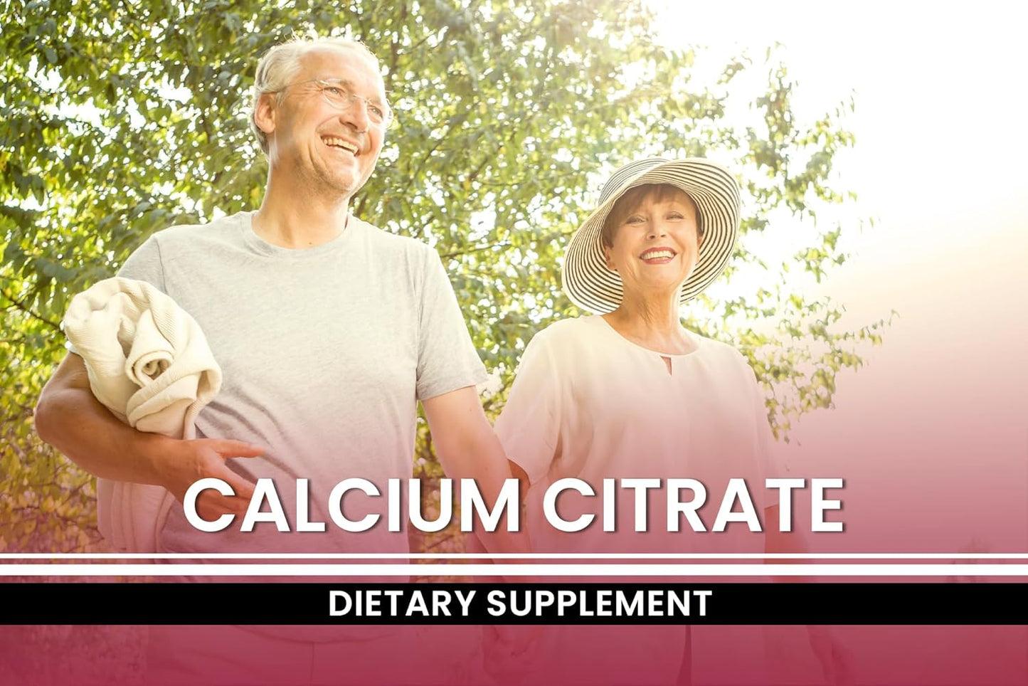 365 Capsules of Pure Original Calcium Citrate with No Magnesium or Rice Fillers, Lab Verified Quality