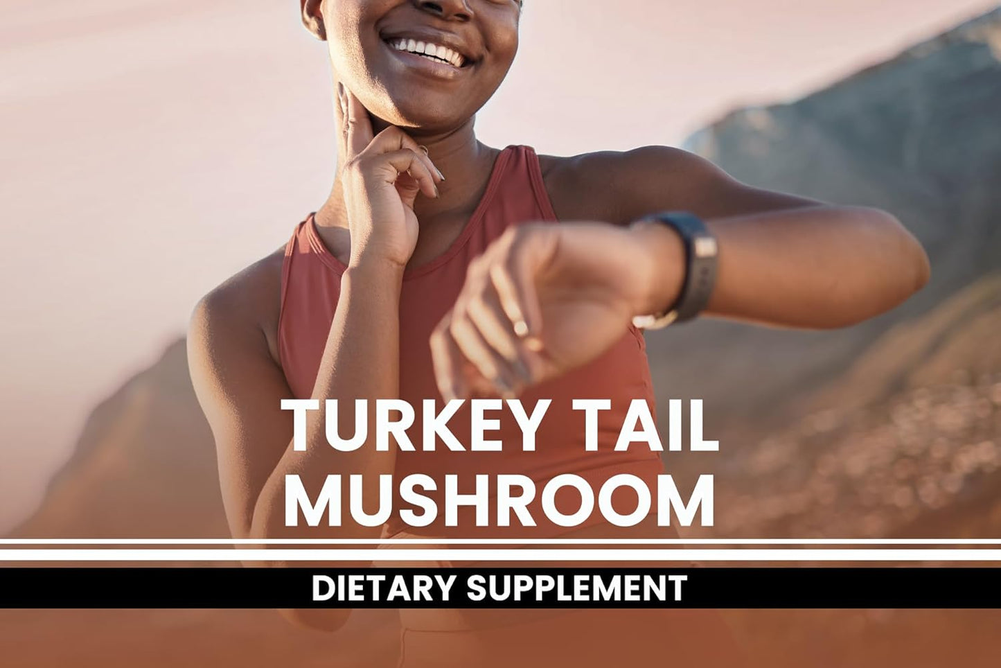 365 Capsules Pure Turkey Tail Mushroom - No Magnesium or Rice Fillers - Lab Verified