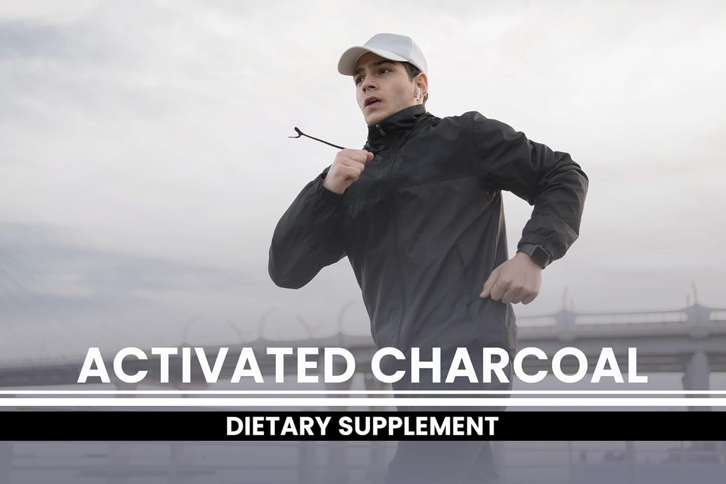 365 Count Activated Charcoal Capsules - Pure Ingredients, No Magnesium or Rice Fillers - Lab Verified Quality