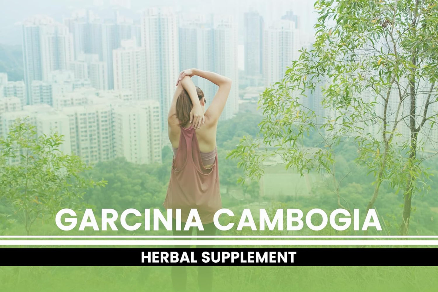 365 Count Garcinia Cambogia Capsules with Pure Original Ingredients, Lab Verified - No Magnesium or Rice Fillers