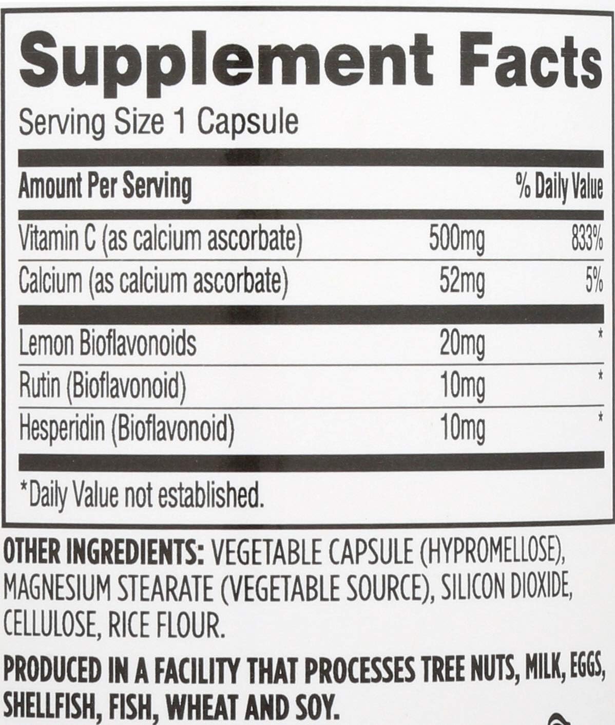 365 Everyday Value Buffered Vitamin C Complex 180 Count Dietary Supplement