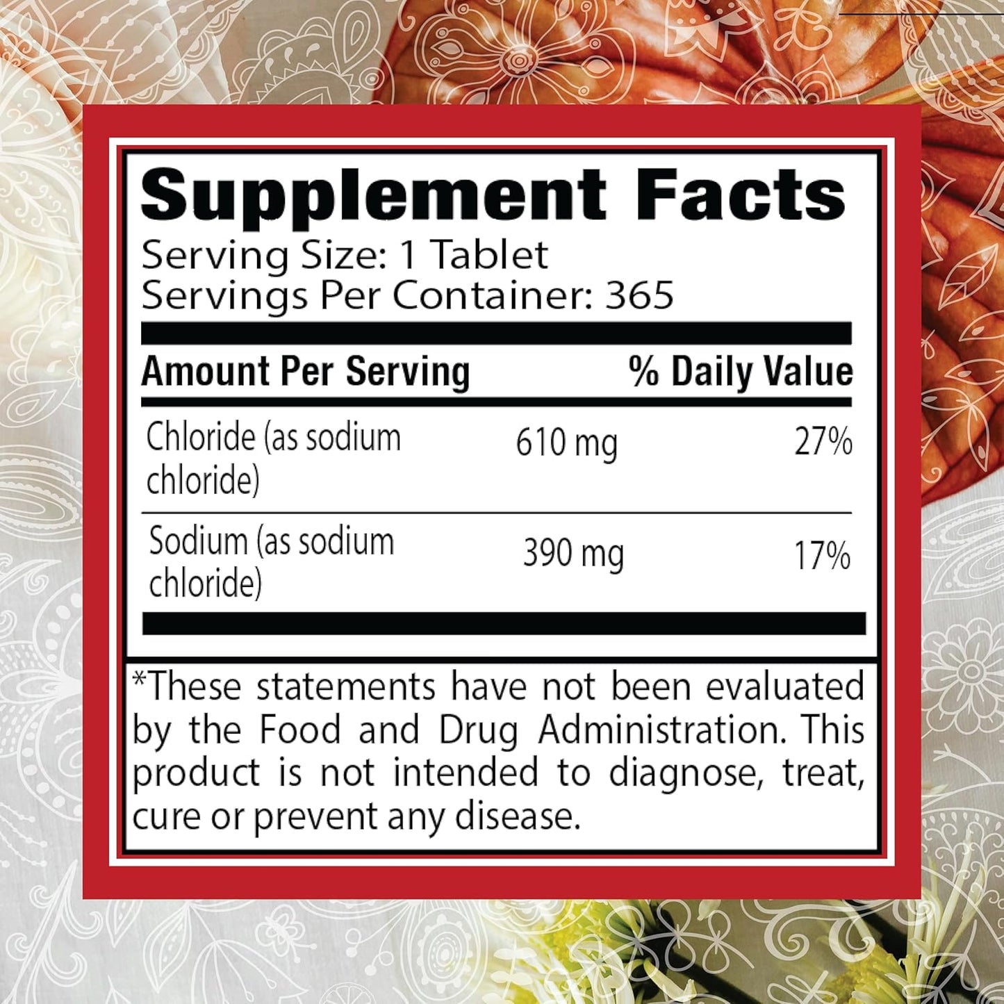 365 Tablets of Newvue Sodium Chloride 1000mg - Non-GMO & Gluten Free Salt Tablets for Hydration & Electrolyte Replacement