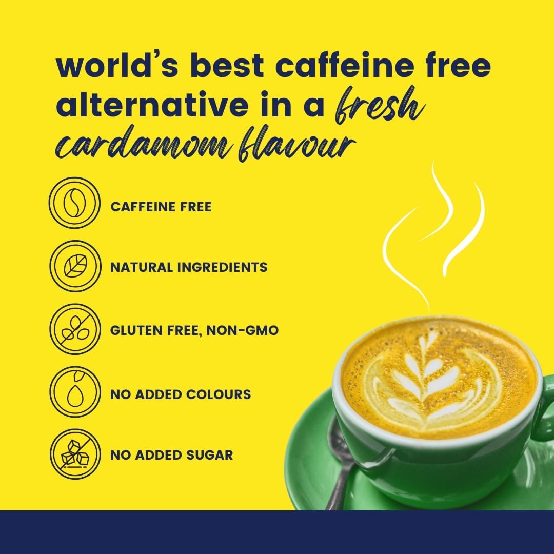 365veda Immunity-Boosting Latte with Moringa, Giloy & Turmeric, 100% Natural Ingredients, Supports Digestion, Gluten-Free On-The-Go Sachets (30 Count)