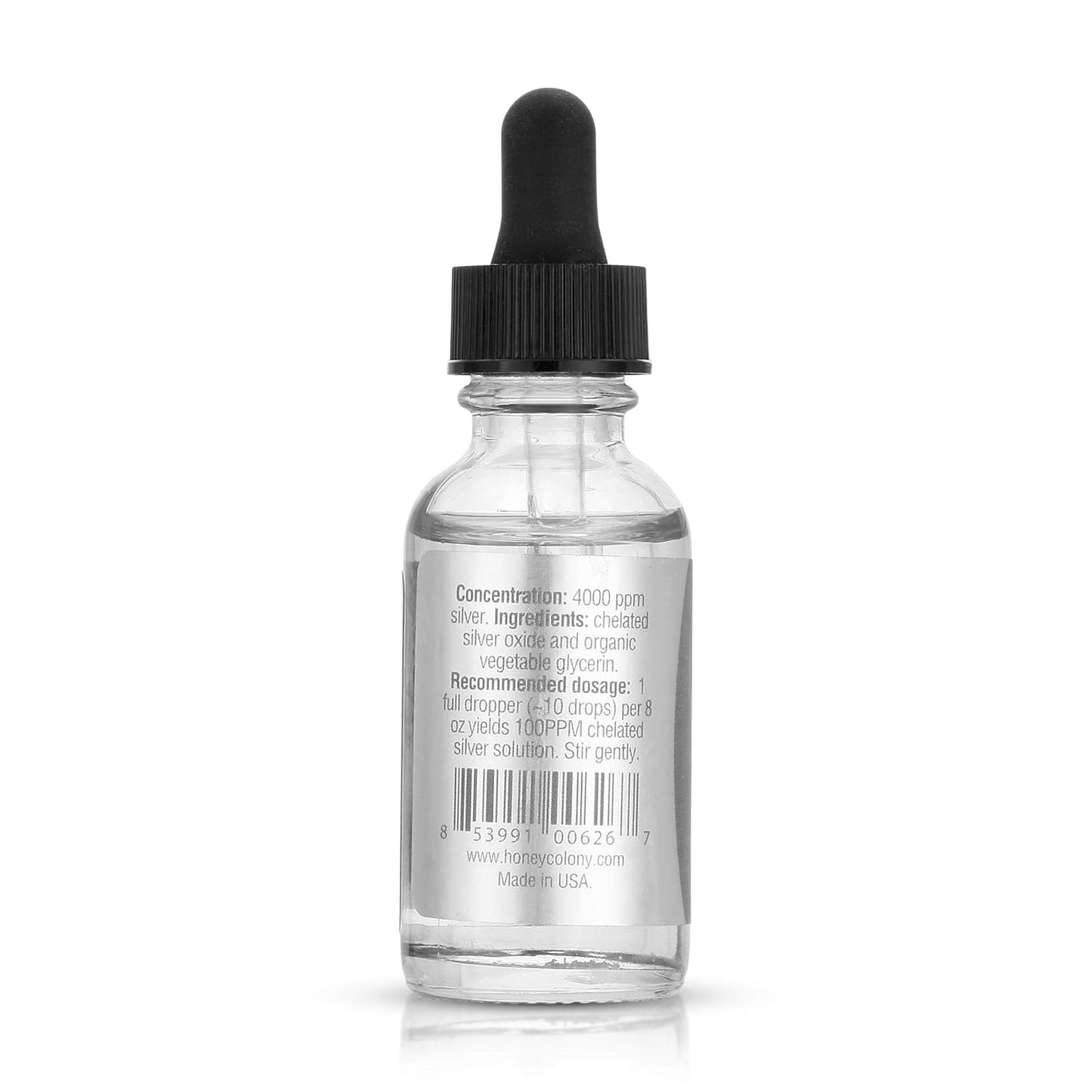 3rd Rock Essentials Silver Excelsior Serum 4000 PPM Silver Oxide Liquid Supplement for Immune Support (1 oz)