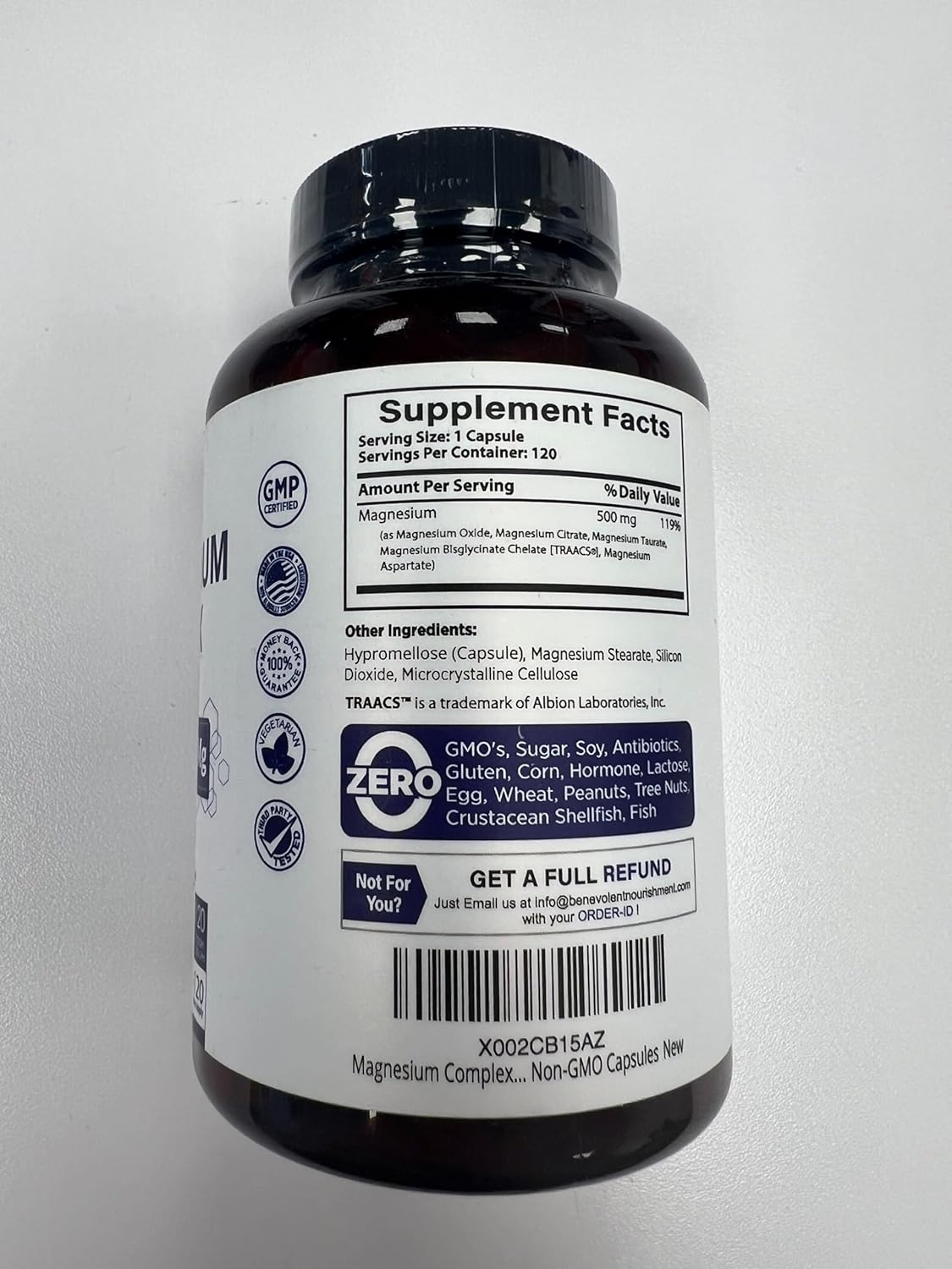 4 Month Supply of Benevolent Nourishment Chlorophyll Liquid Drops & Magnesium Complex - High Potency Formula for Skin Health - 5 Premium Magnesium Forms