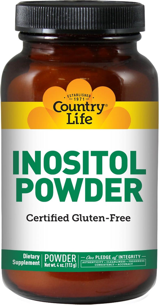 4-Ounce Country Life Inositol Powder for Improved Health and Wellness