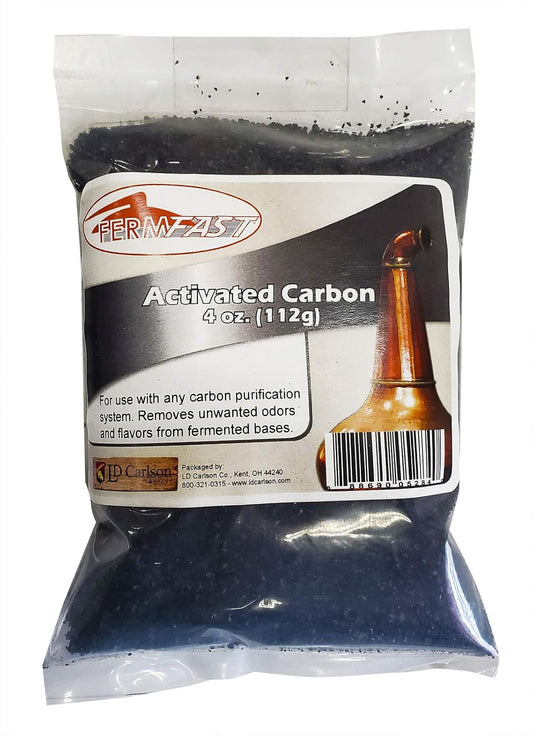 4 Ounce Fermfast Activated Carbon Charcoal for Distilling and Filtering