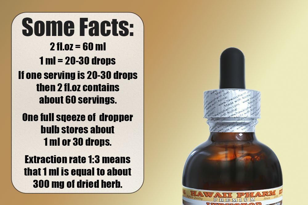 4 oz Hawaii Pharm Yohimbe Liquid Extract - Premium Yohimbe Tincture