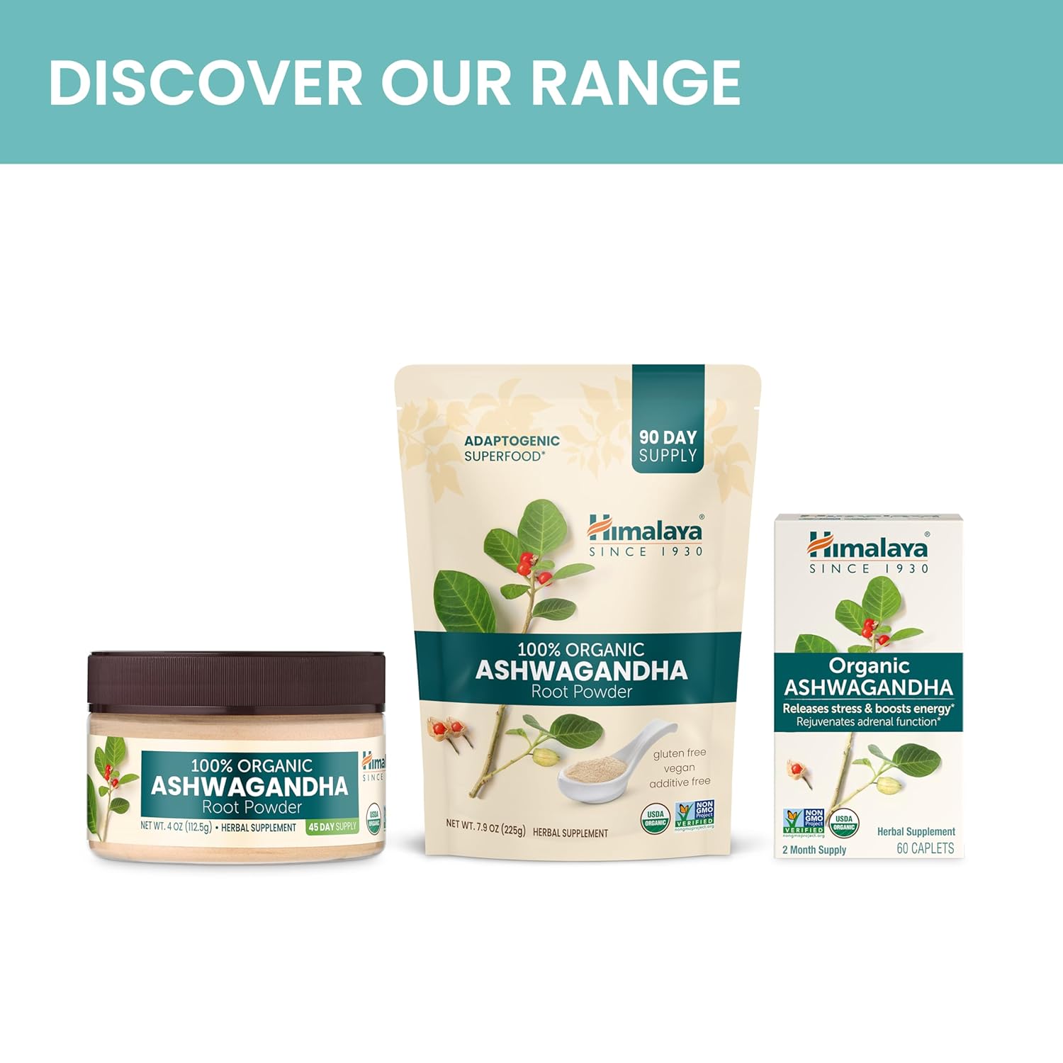 4 Oz USDA Certified Organic Ashwagandha Root Powder Herbal Supplement for Relaxation, Stress Relief, and Energy - Non-GMO, Vegan, Flavorless - 45 Day Supply