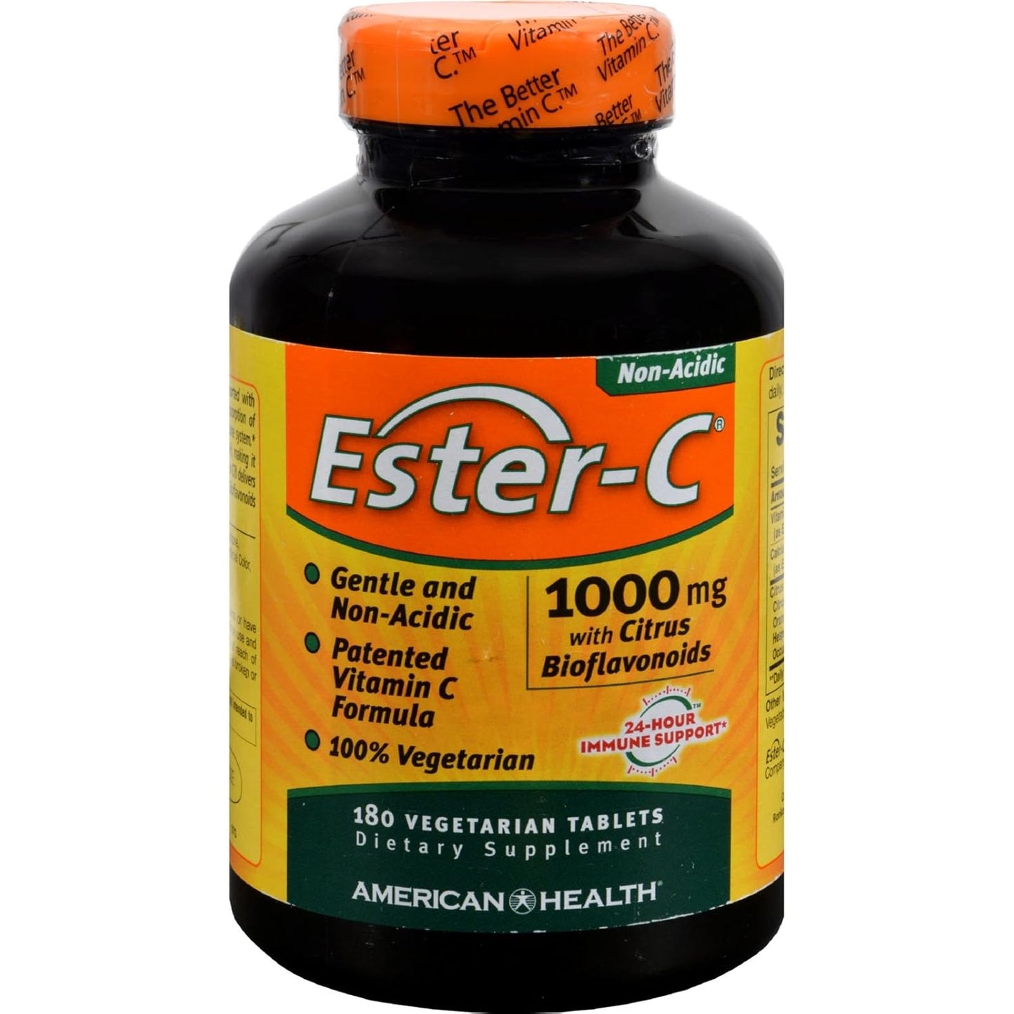 4 Pack American Health Ester-C with Citrus Bioflavonoids Tablets - 1000 mg - 180 Vegetarian