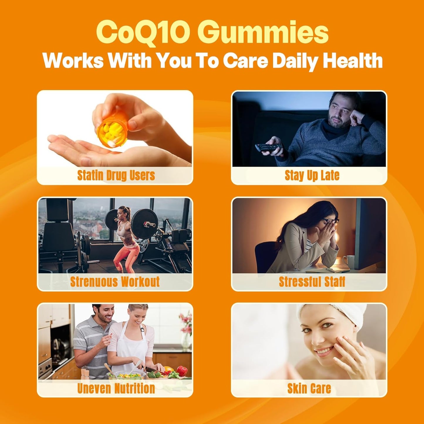 4 Pack Immune Support Gummies Bundle: CoQ10-250mg & Vitamin ADK with B12