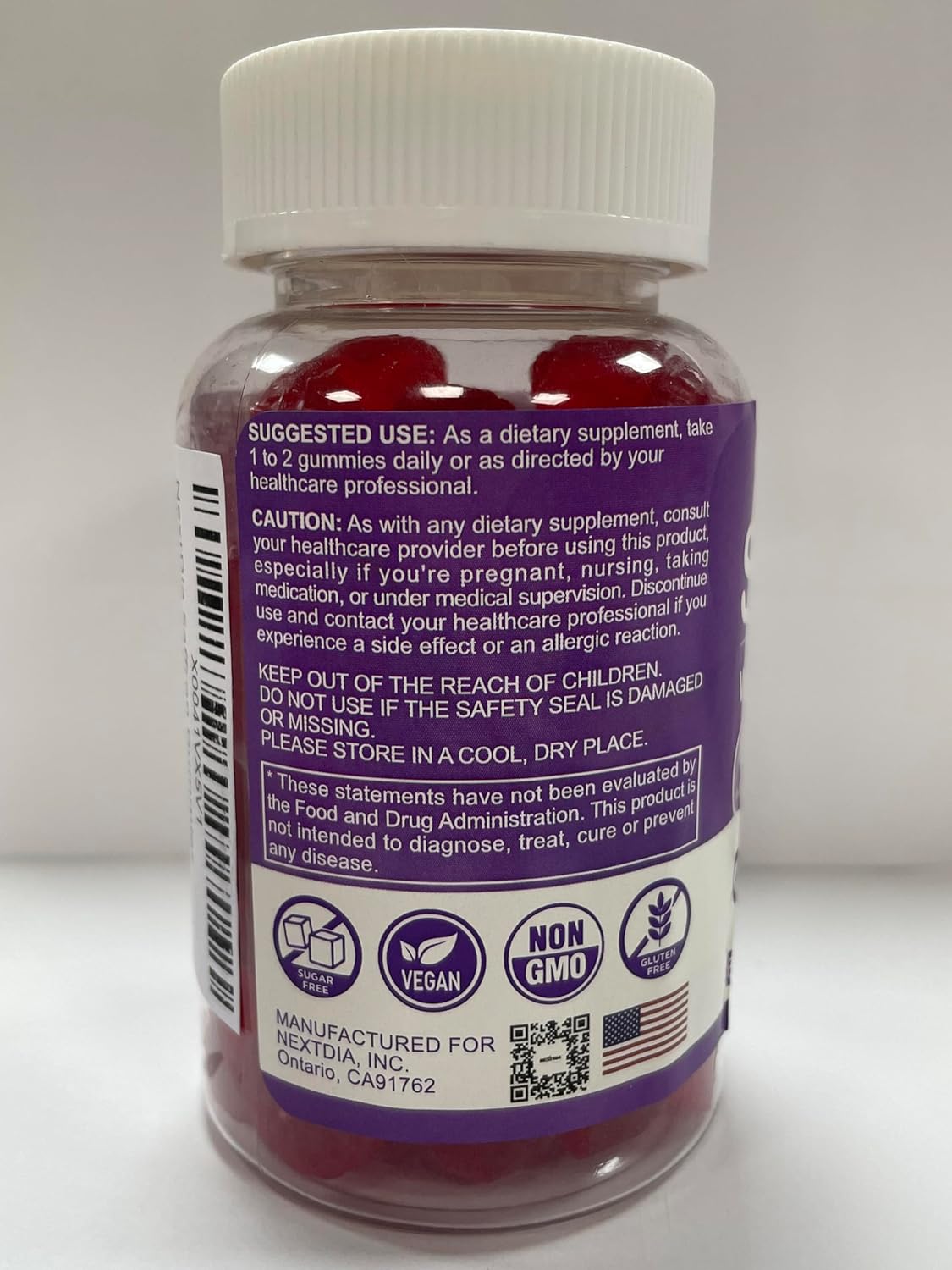 4 Pack Resveratrol and Saffron Magnesium Gummies for Enhanced Wellness