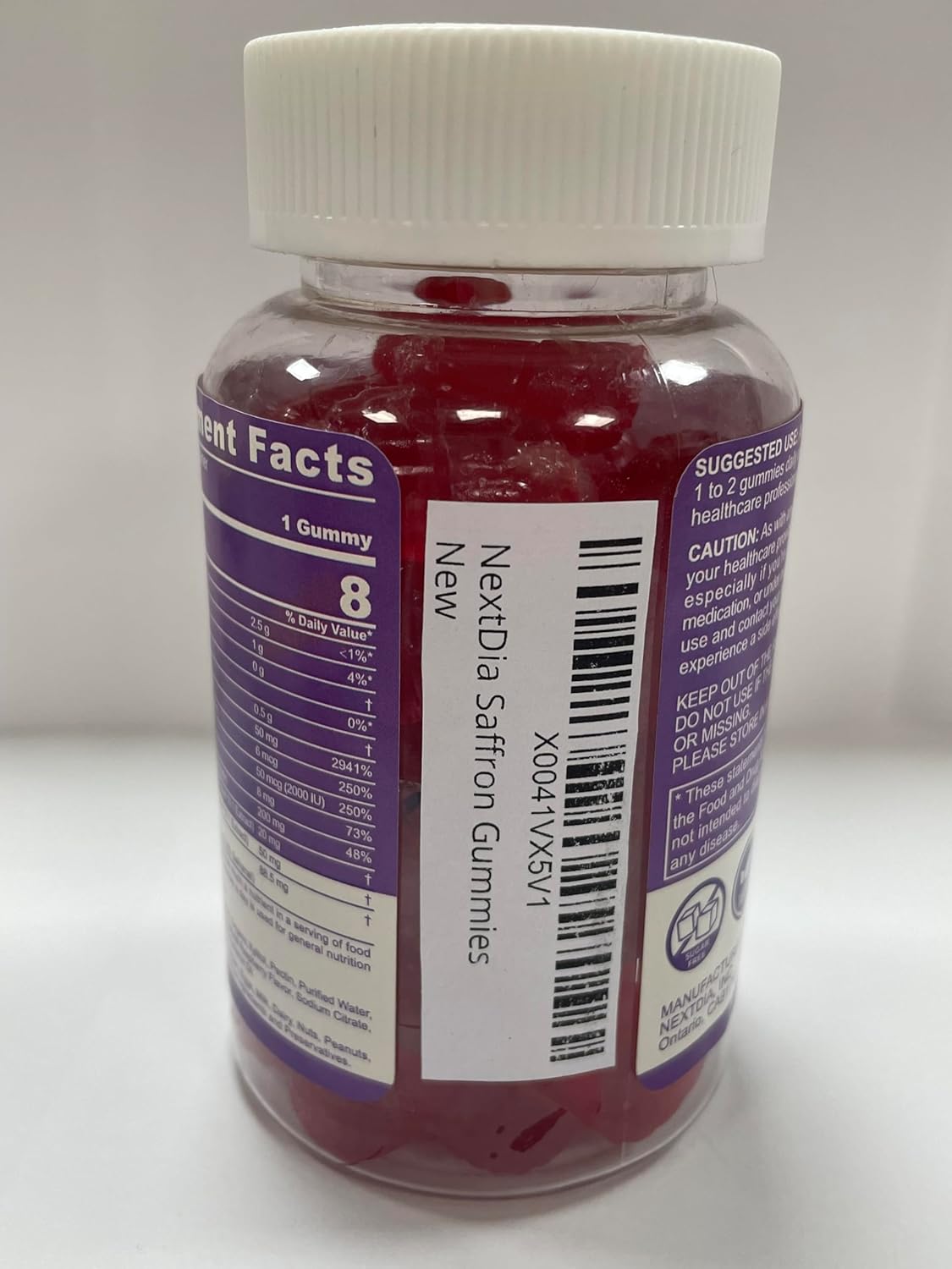 4 Pack Resveratrol and Saffron Magnesium Gummies for Enhanced Wellness