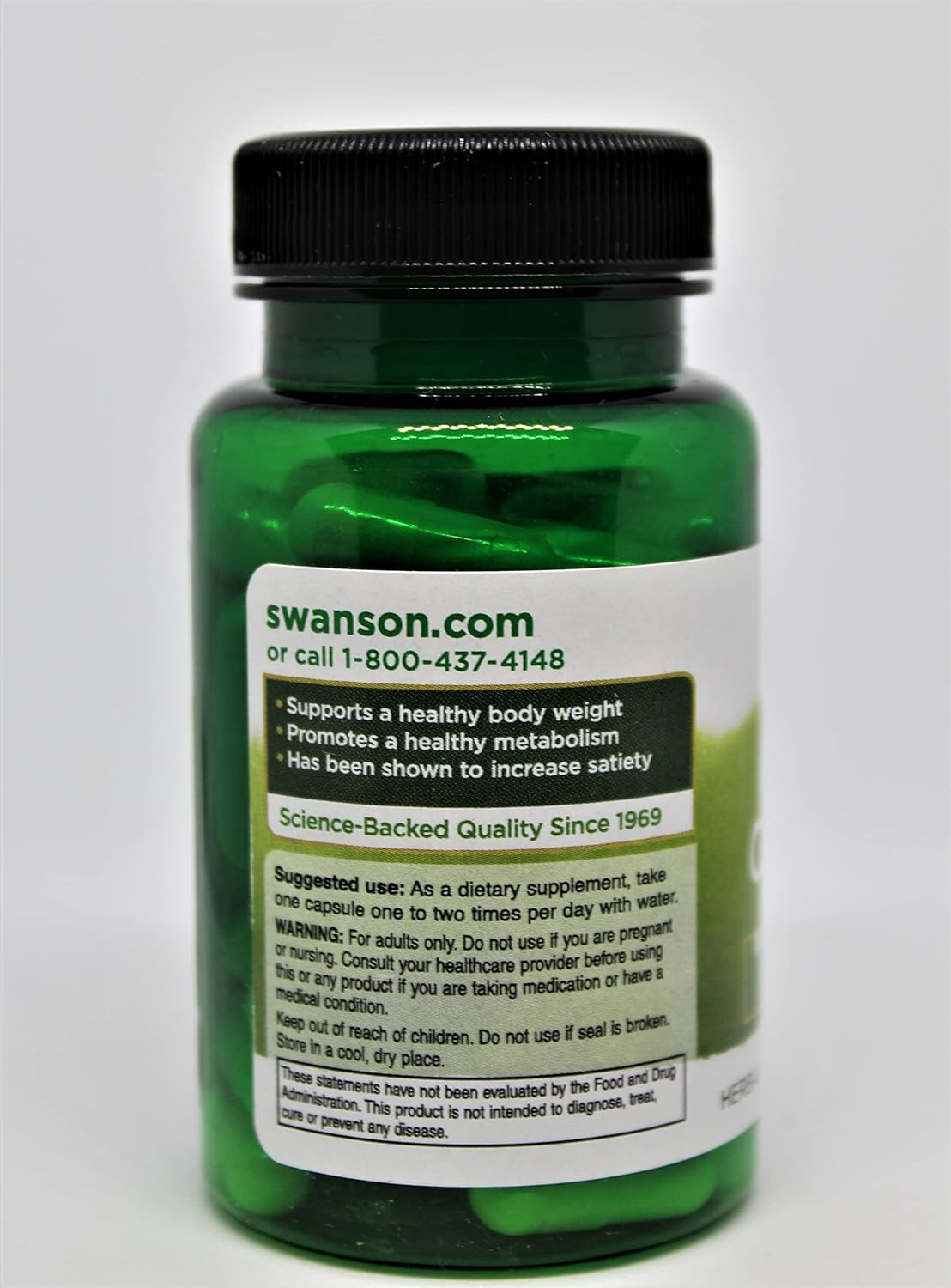 4 Pack Swanson Garcinia Cambogia 5:1 Extract 80mg 60 Capsules - Slimming Formula Supplement