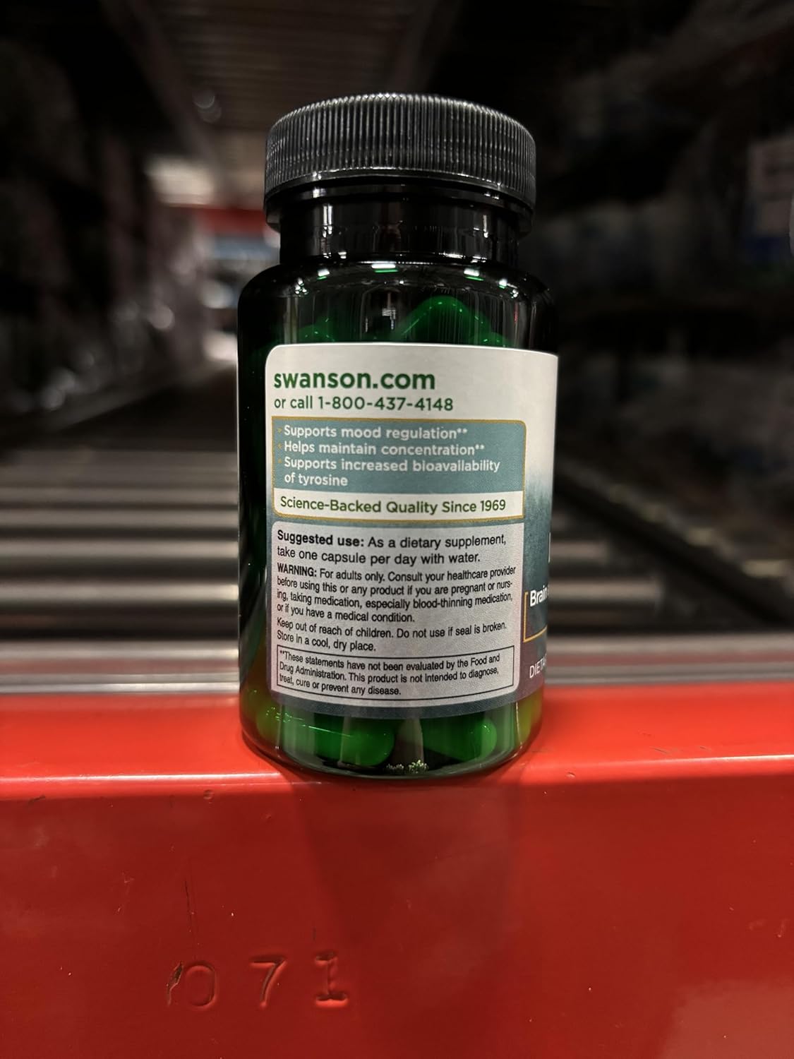 4 Pack Swanson N-Acetyl L-Tyrosine Capsules - Amino Acid Supplement for Brain & Nervous System Health - Mood & Cognitive Support