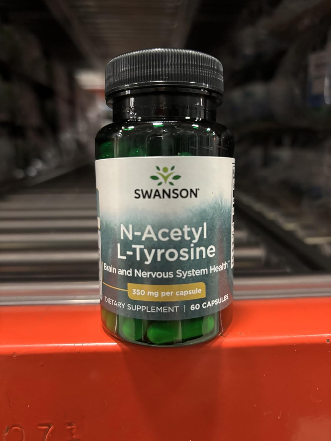 4 Pack Swanson N-Acetyl L-Tyrosine Capsules - Amino Acid Supplement for Brain & Nervous System Health - Mood & Cognitive Support