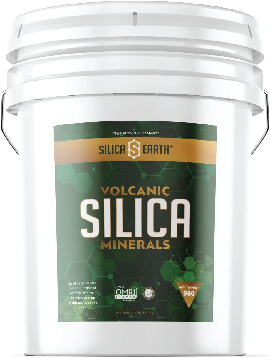 40 lbs Micronized Volcanic Silica Earth Minerals for Optimal Health and Wellness