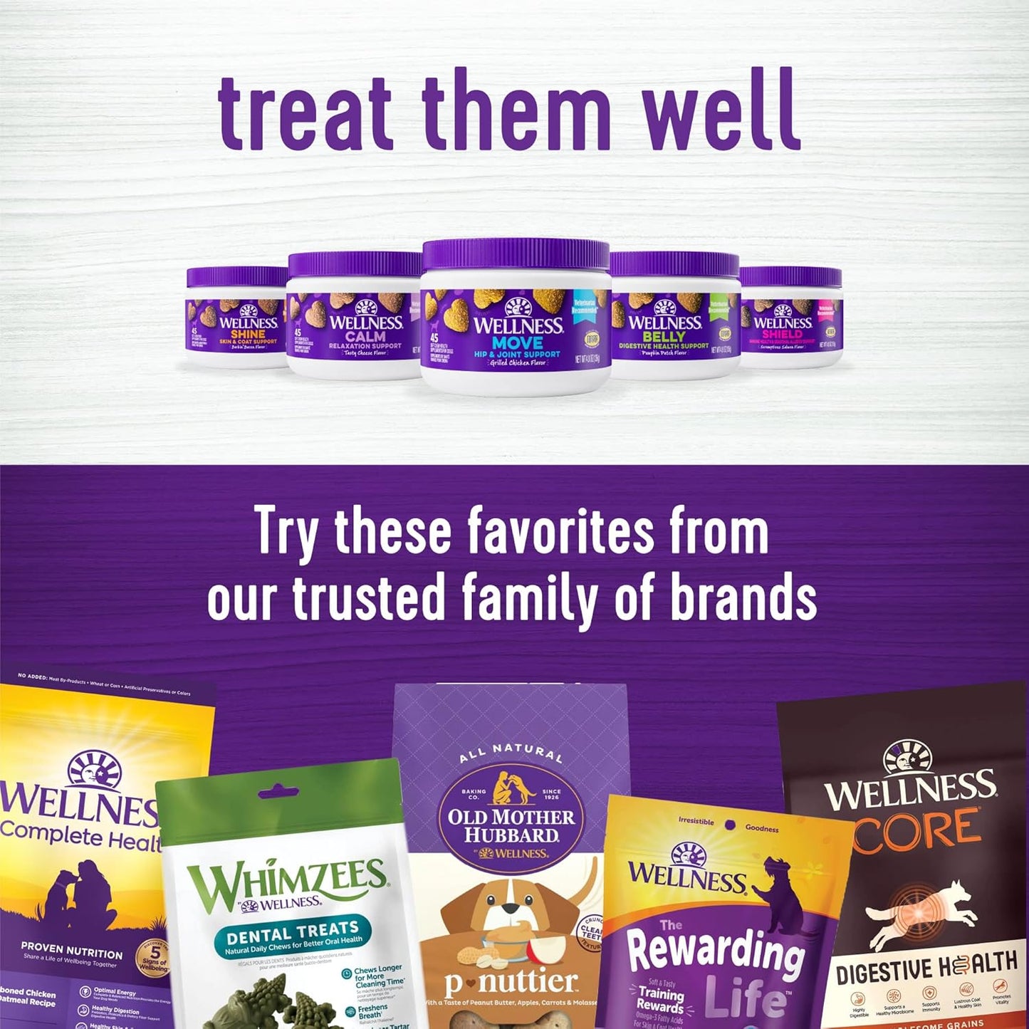 45-Count Bacon Flavored Soft Chew Skin & Coat Supplements for Dogs by Wellness Barkin