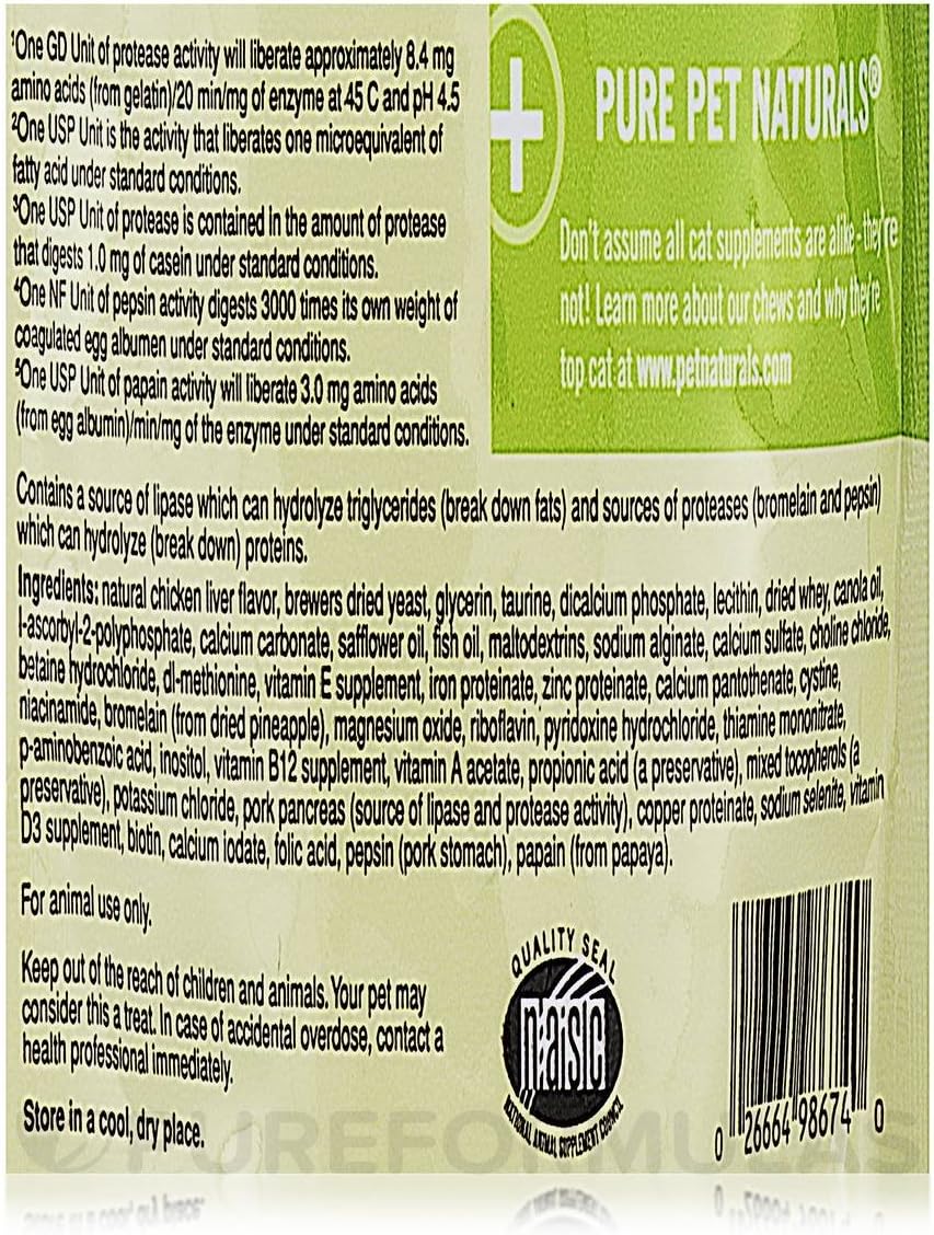 45 Count Pet Naturals Daily Best Supplement for Cats