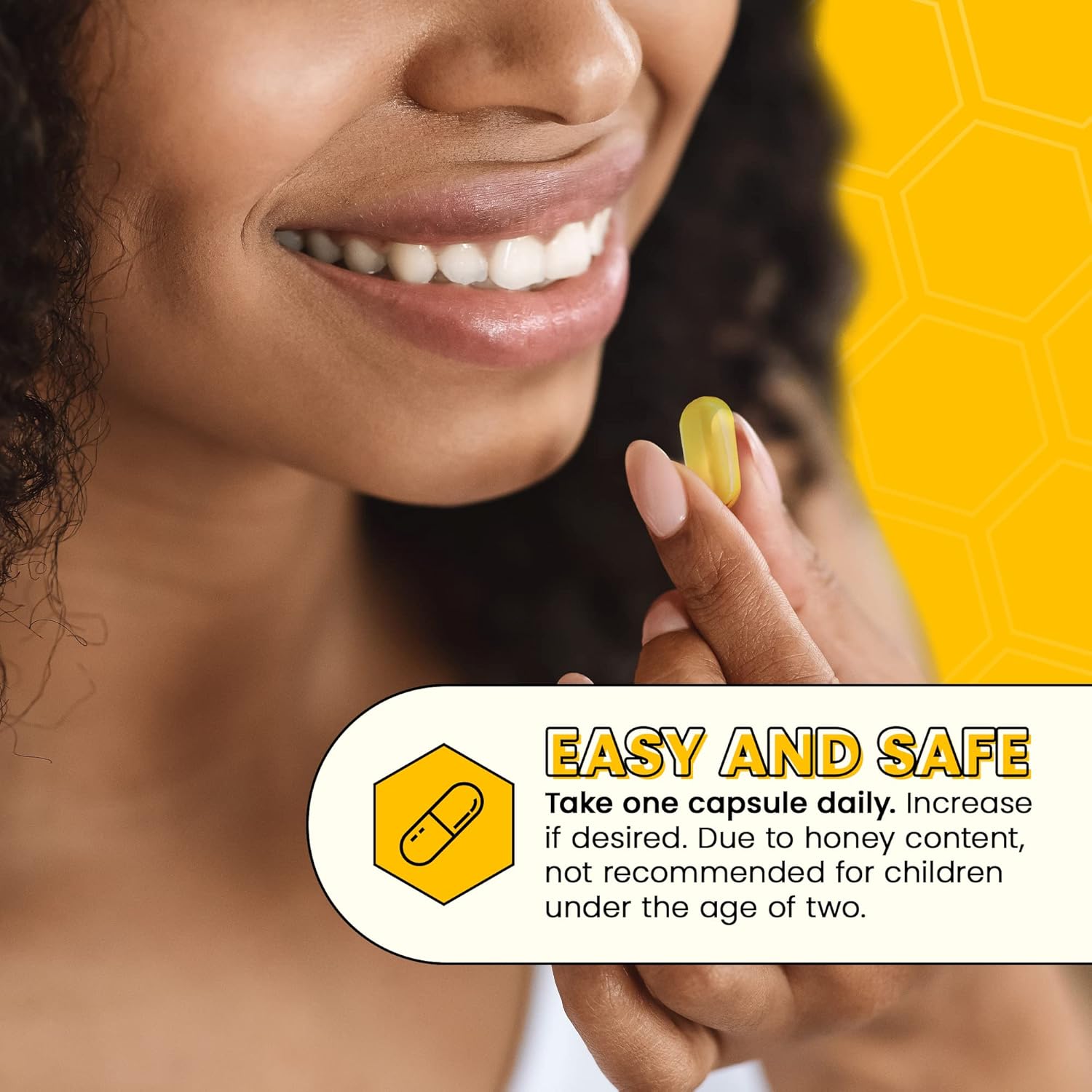 4,500mg Ultra-Premium Royal Jelly in Vegan Capsules | 100% Natural Nootropic for Immune Support, Energy & Brain Health