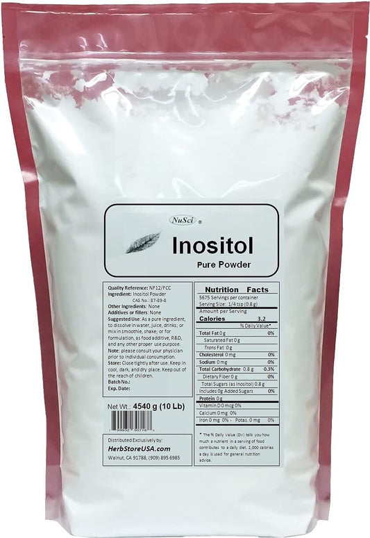 4540g (10 lb) Inositol Bulk Pure Powder - NF12 & FCC Quality Standard