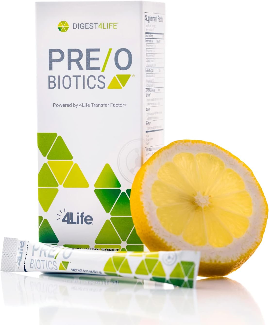 4Life Pre/o Biotics: Gut Health Digestive Supplement, 15 Packets - Boost Microbiome and Immune System with Prebiotic and Probiotic Blend