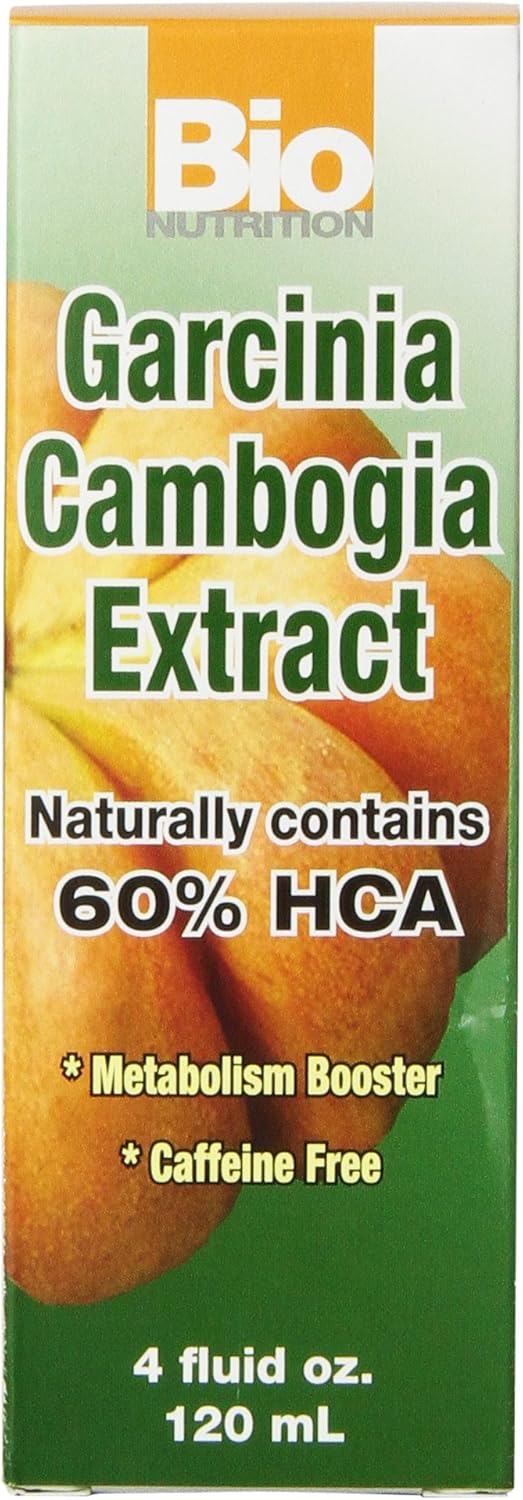4oz Bio Nutrition Garcinia Cambogia Extract | 500mg Garcinia | 300mg HCA | Gluten Free | 48 Servings