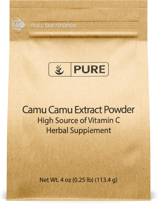 4oz Camu Camu Powder - Pure Brazilian Superfood with Lab-Verified Vitamin C - Non-GMO Ingredients
