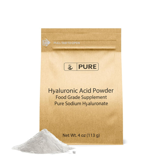 4oz Hyaluronic Acid Fine Powder - Pure Original Ingredients - Water Soluble