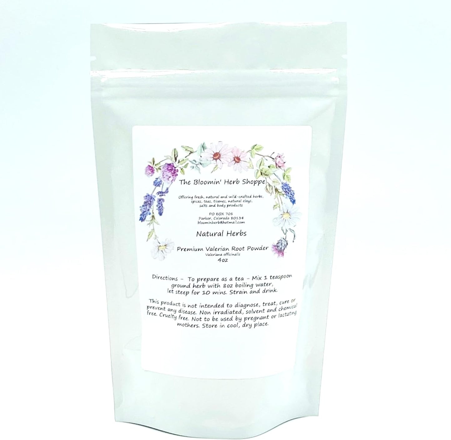 4oz Premium Valerian Root Powder by The Bloomin' Herb Shoppe - Valeriana officinalis - Bulk Tea Tinctures
